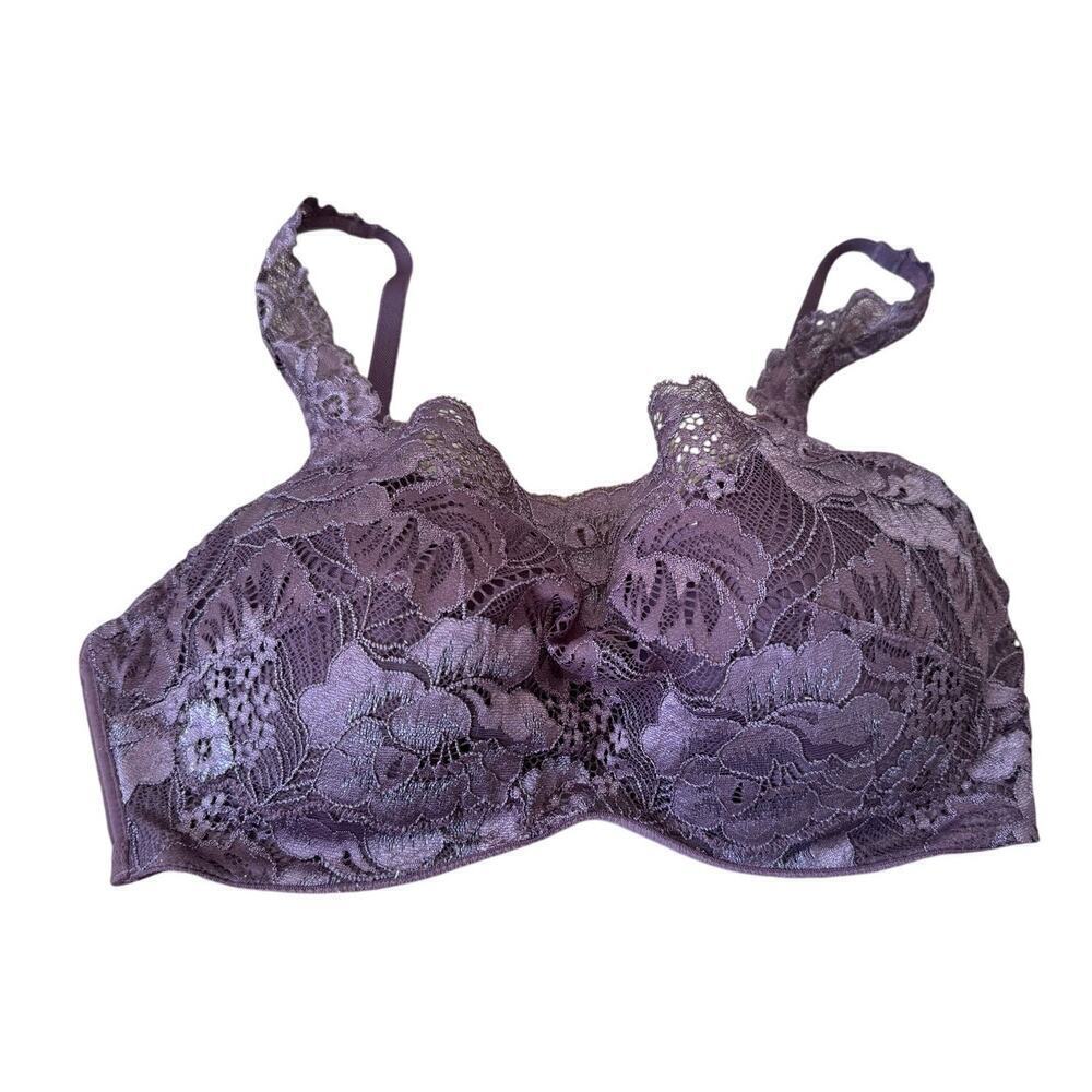 SOMA Womens Bra size 34D; Dusty Purple; Lace